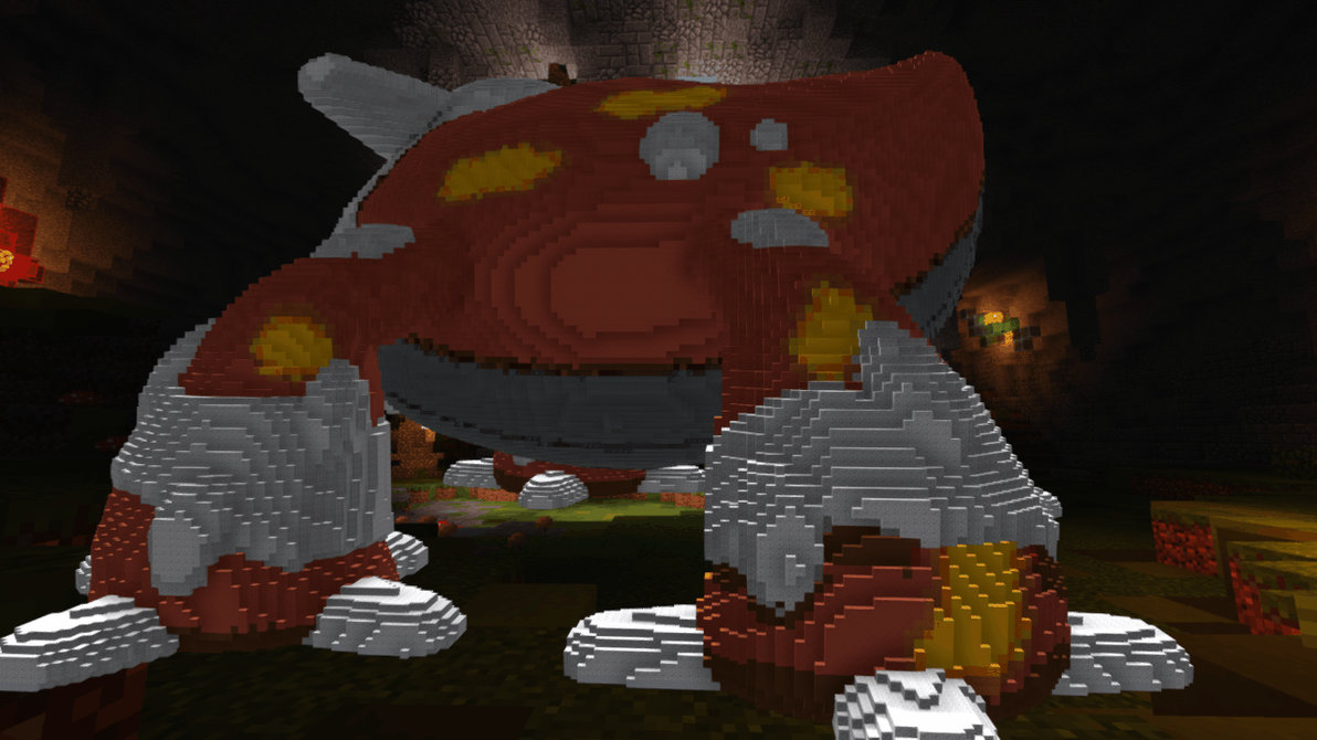 Heatran Build Minecraft Heatran Build Schematic by inostupid on DeviantArt