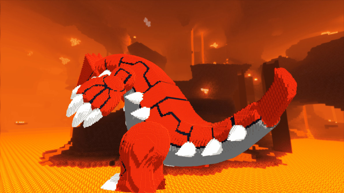 Minecraft Groudon Build Schematic by inostupid on DeviantArt