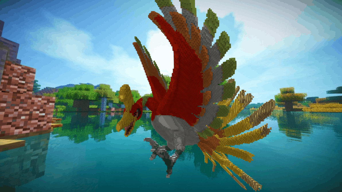 Minecraft Hooh Build Schematic by inostupid on DeviantArt