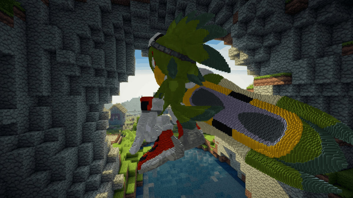 Minecraft Jet The Hawk Build Schematic by inostupid on DeviantArt