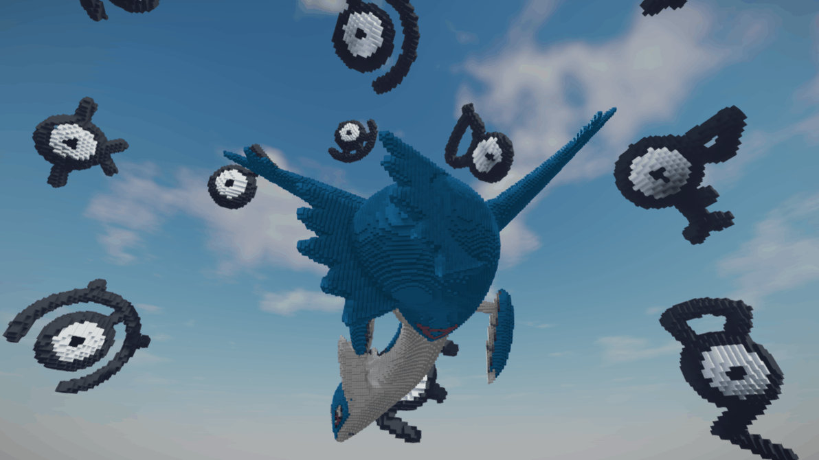 Minecraft Latios Build Schematic by inostupid on DeviantArt