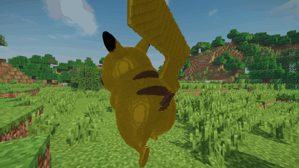 Minecraft Pichachu Minecraft Pikachu Build Schematic by inostupid on DeviantArt