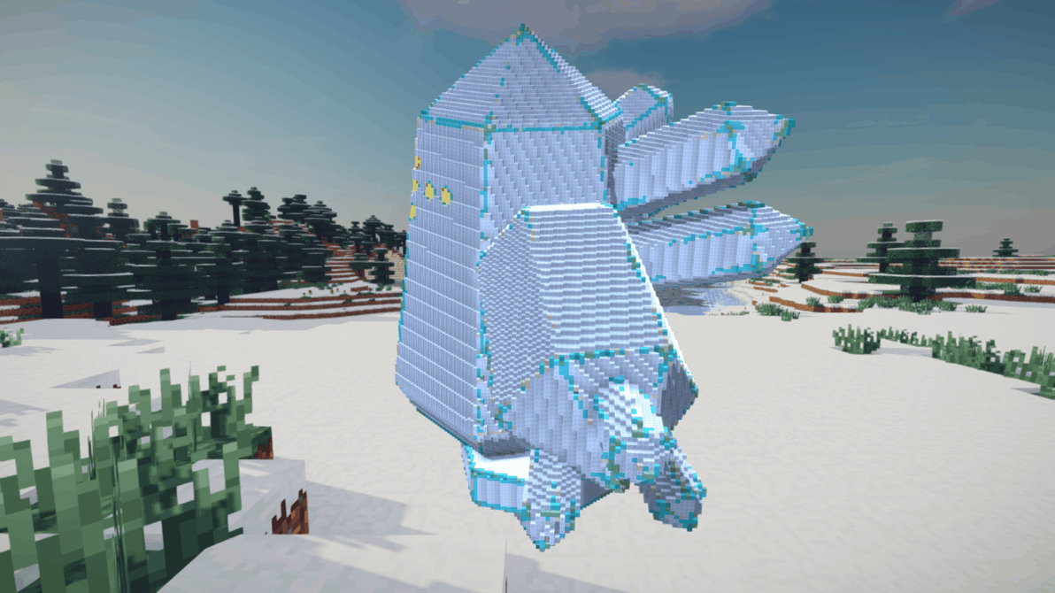 Minecraft Regice Build Schematic by inostupid on DeviantArt