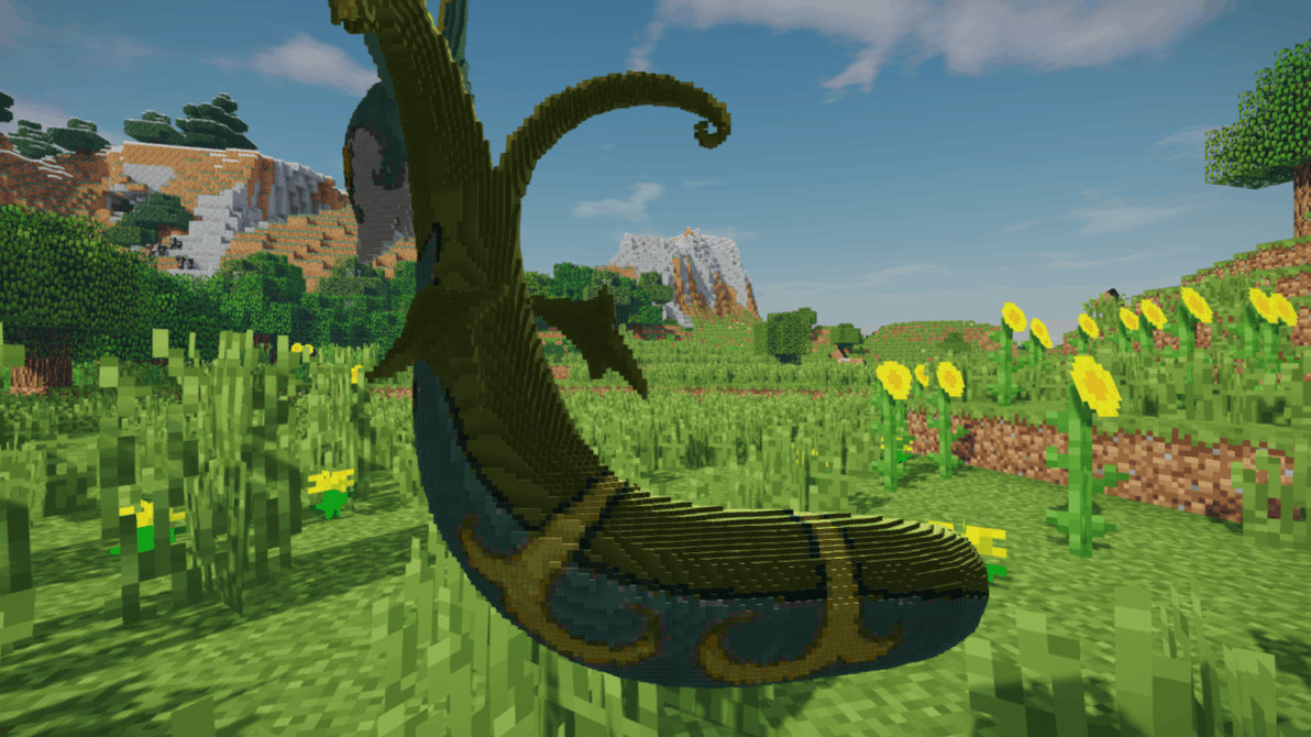 Minecraft Serperior Build Schematic by inostupid on DeviantArt