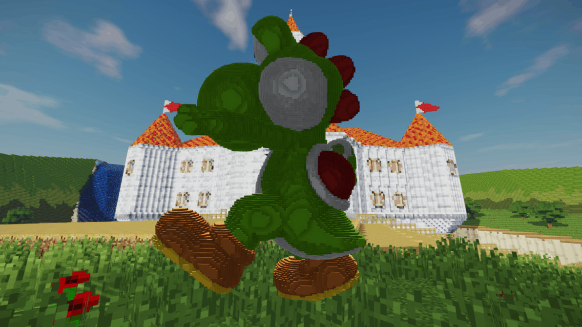 Minecraft Yoshi Build Schematic By Inostupid On DeviantArt