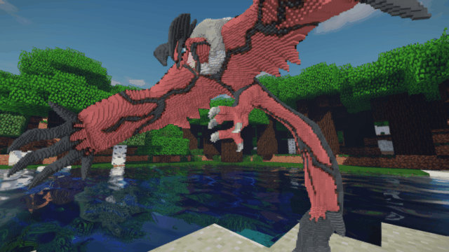 Minecraft Yveltal Build Schematic by inostupid on DeviantArt