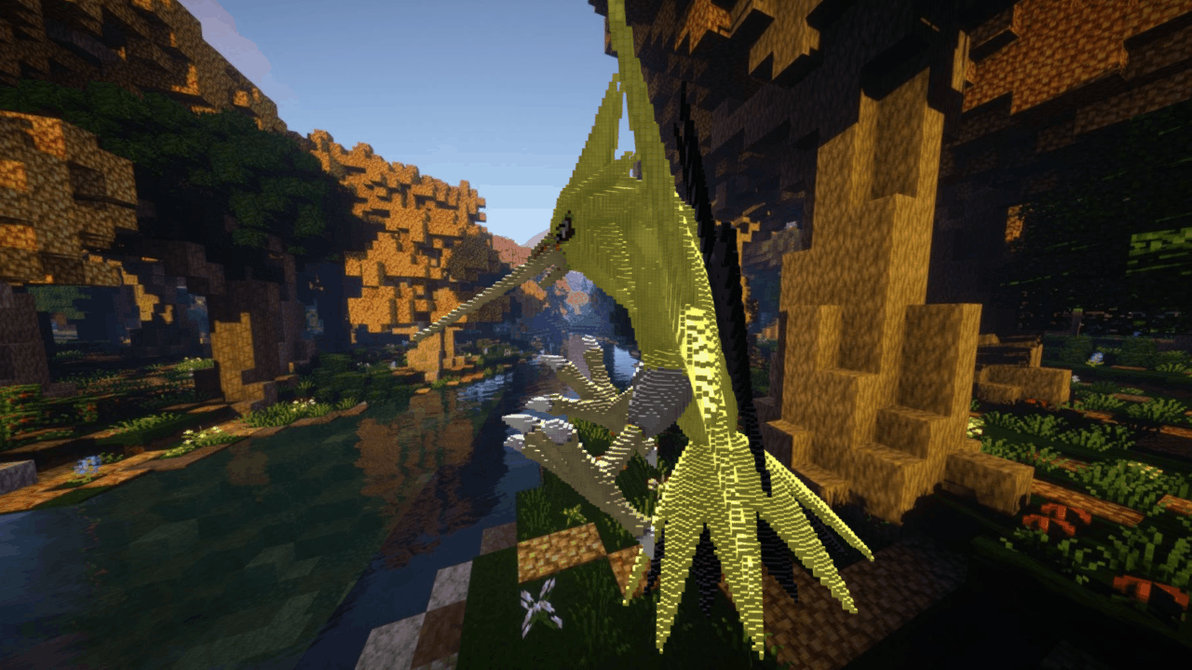 Minecraft Zapdos Build Schematic by inostupid on DeviantArt