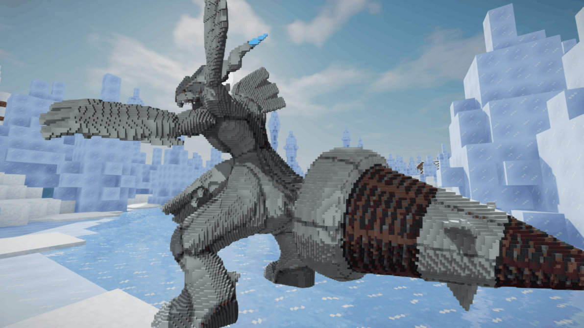 Minecraft Zekrom Build Schematic by inostupid on DeviantArt