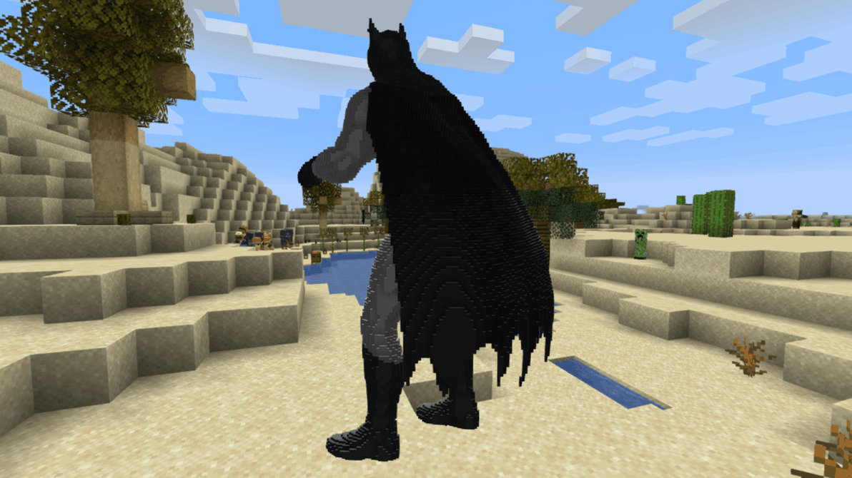 Minecraft Batman Build Schematic by inostupid on DeviantArt