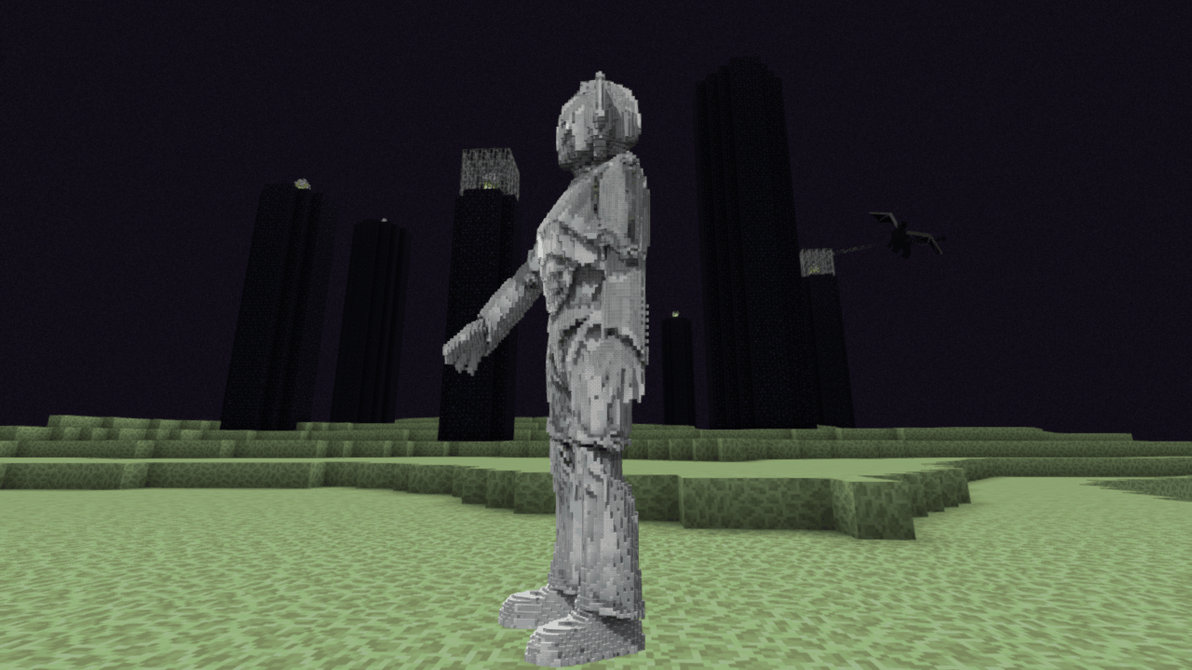 Minecraft Cyberman Build Schematic by inostupid on DeviantArt