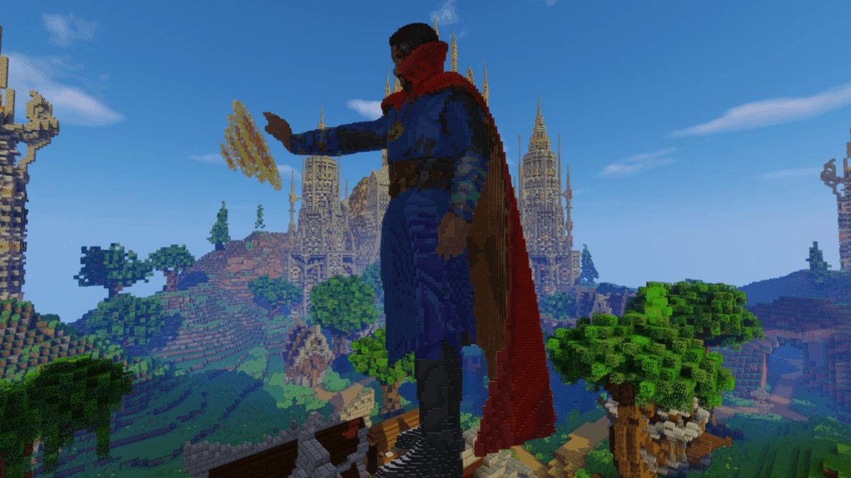 Minecraft Dr Strange Build Schematic by inostupid on DeviantArt
