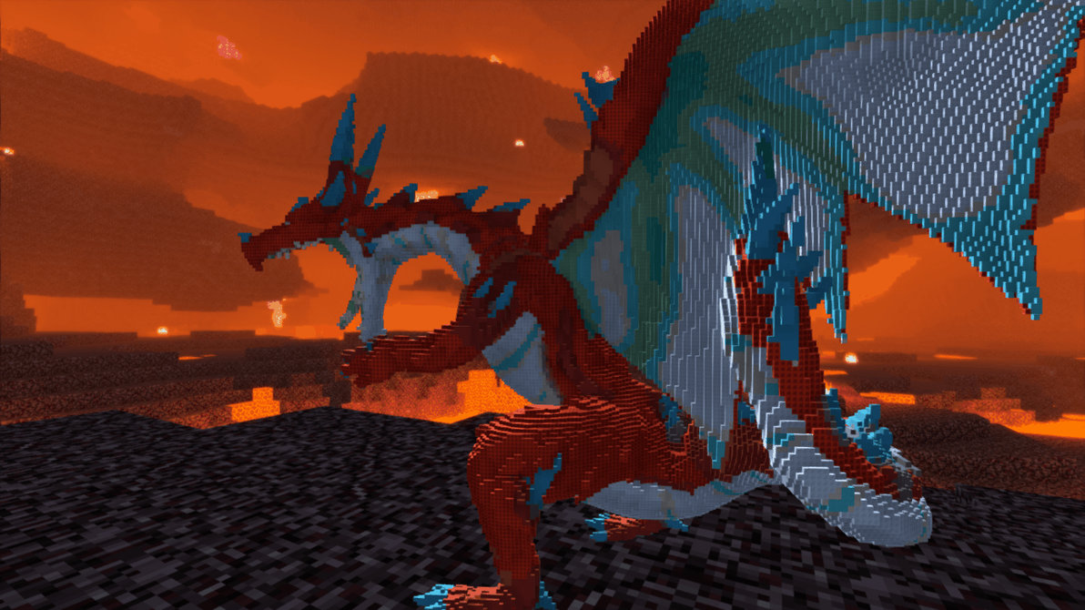 Minecraft Dragon Build Schematic by inostupid on DeviantArt
