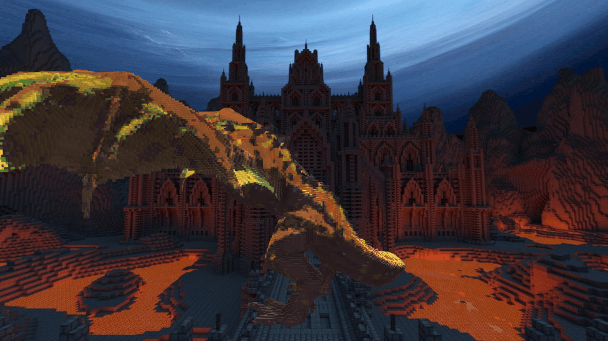 Minecraft Earth Dragon Build Schematic by inostupid on DeviantArt