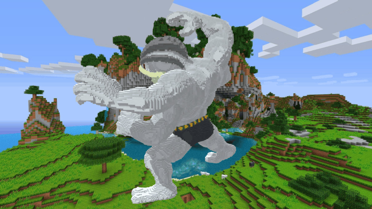 Minecraft Machamp Build Schematic by inostupid on DeviantArt