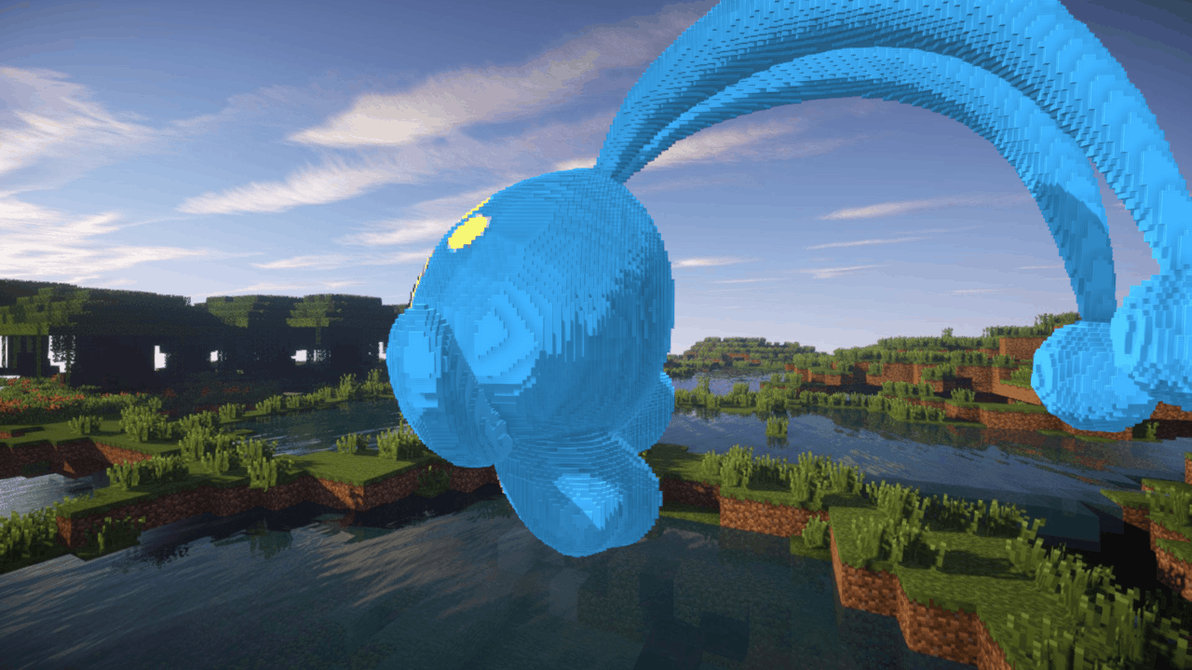 Minecraft Manaphy Build Schematic by inostupid on DeviantArt