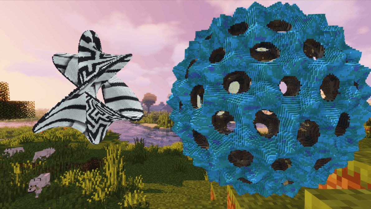 Minecraft Math Sculptures 4-6 Build Schematic by inostupid on DeviantArt