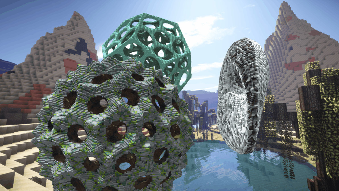Minecraft Math Sculptures 10-12 Build Schematic by inostupid on DeviantArt