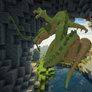 Minecraft Shenron Build Schematic