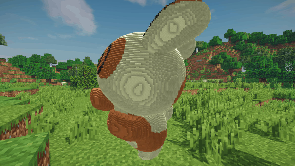 Minecraft Spinda Build Schematic by inostupid on DeviantArt