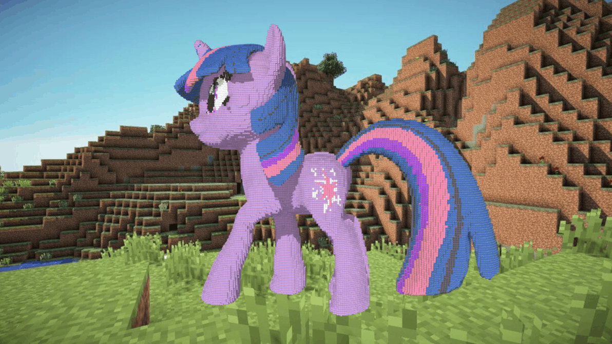 Minecraft Twilight Sparkle Build Schematic by inostupid on DeviantArt