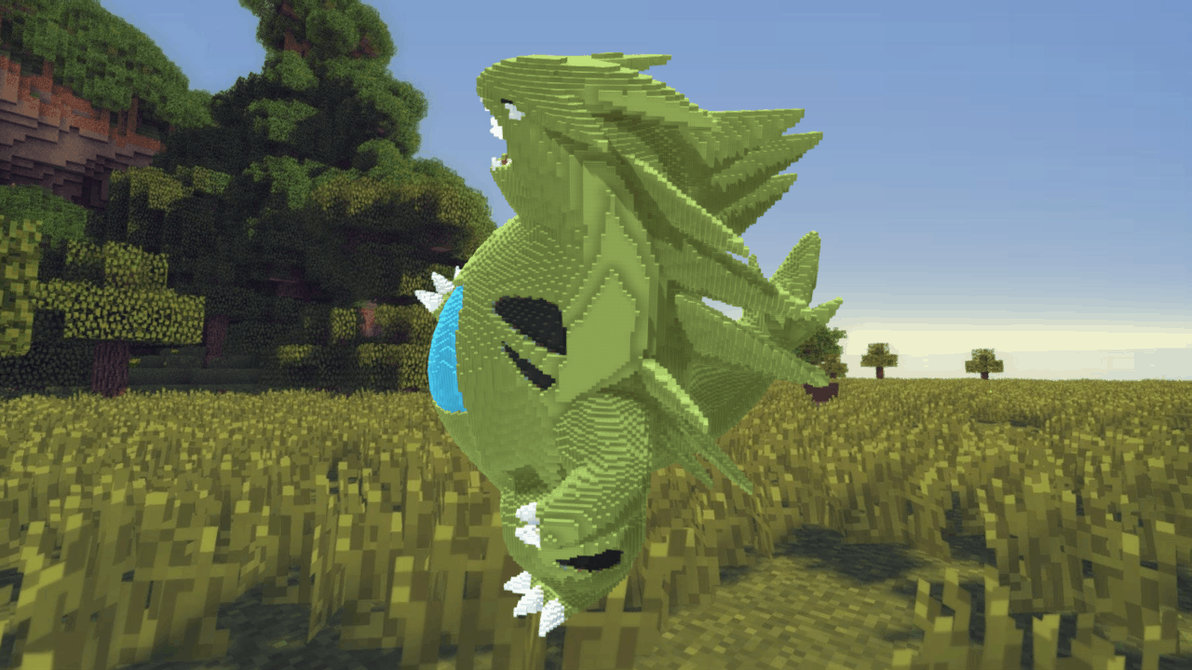 Minecraft Tyranitar Build Schematic by inostupid on DeviantArt