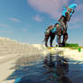 Minecraft Argon Horse Wallpaper - inostupid