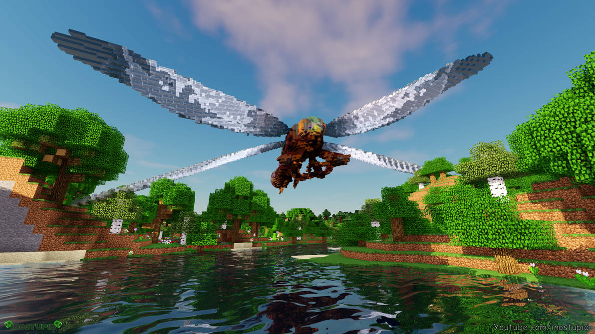 Minecraft Dragonfly Insect Minecraft Dragonfly Wallpaper - inostupid by inostupid on DeviantArt