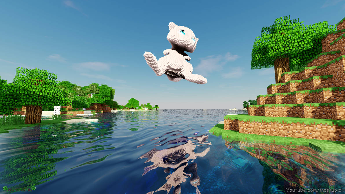Mew Build Minecraft Minecraft Mew Wallpaper - inostupid by inostupid on DeviantArt