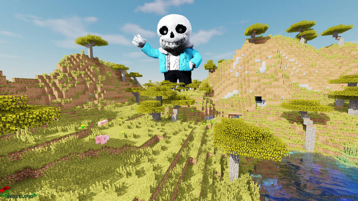 Minecraft Sans Wallpaper - inostupid by inostupid on DeviantArt