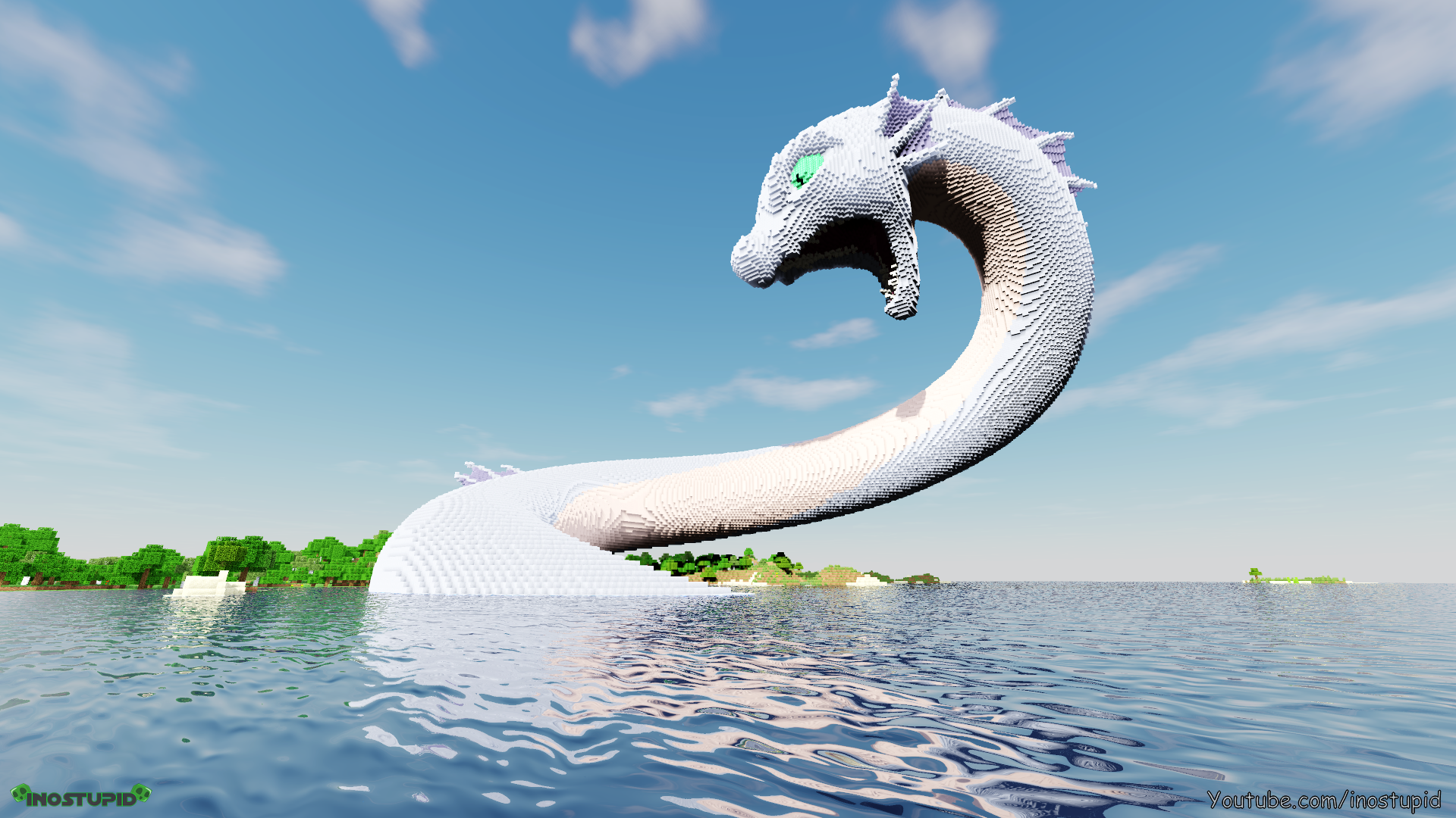 Minecraft Sea Snake Dragon Wallpaper - inostupid by inostupid on DeviantArt