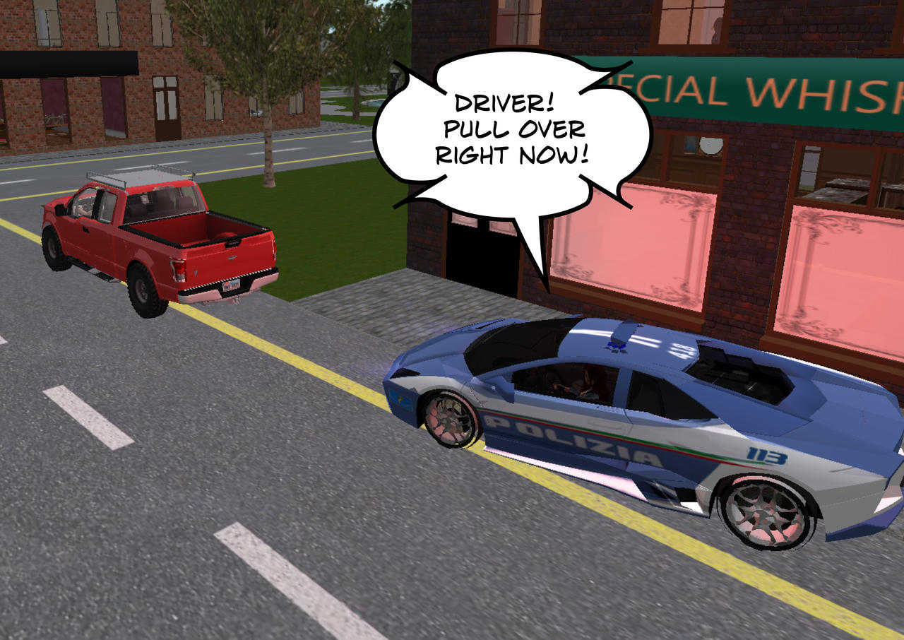 Pulled over for speeding by BluePatriot07 on DeviantArt