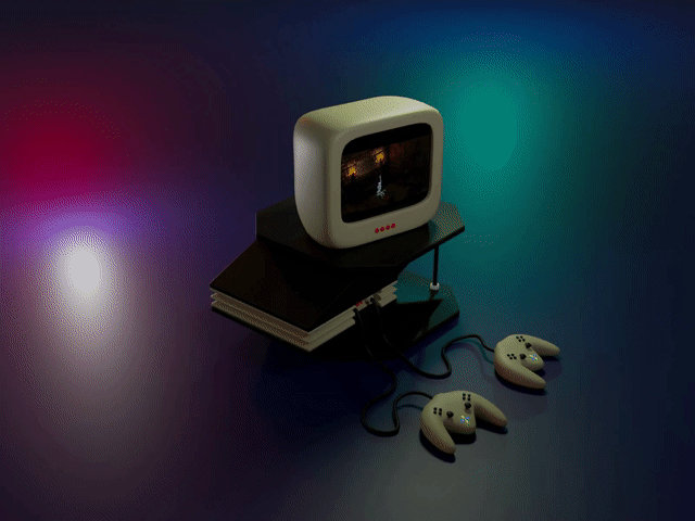 Retro Game Console - Animation by ST33LER on DeviantArt