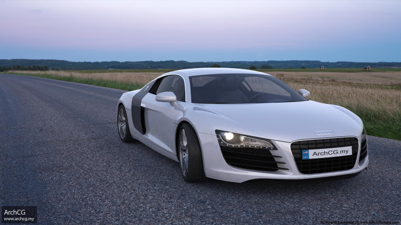 Audi R8 -Testing HDRi Location