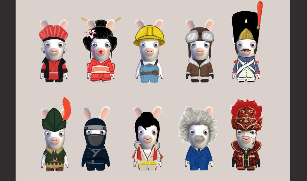 Rabbids costumes 4 by WhiteLeyth on DeviantArt