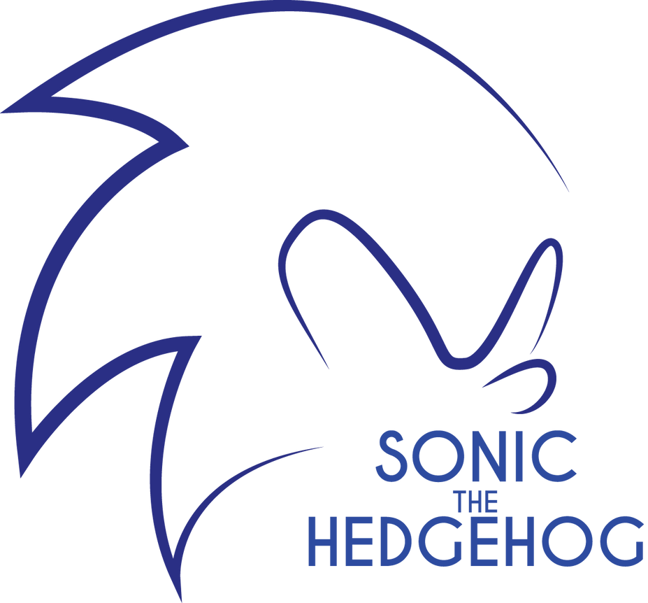 Sonic minimalist by Georgewhibley on DeviantArt