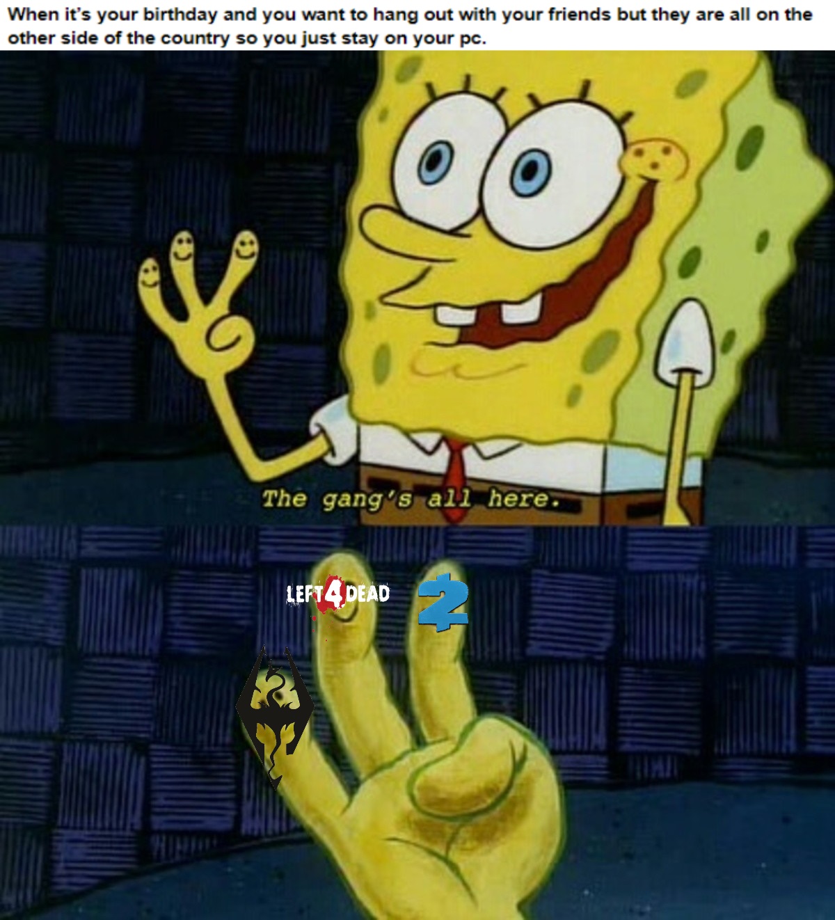 Spongebob The Gangs All Here