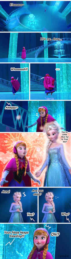 Elsanna - Anna's Reaction to Elsa in her Ice Dress