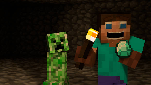 Oh diamonds! Creeper?!