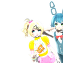 Toy Chica and Toy  Bonnie