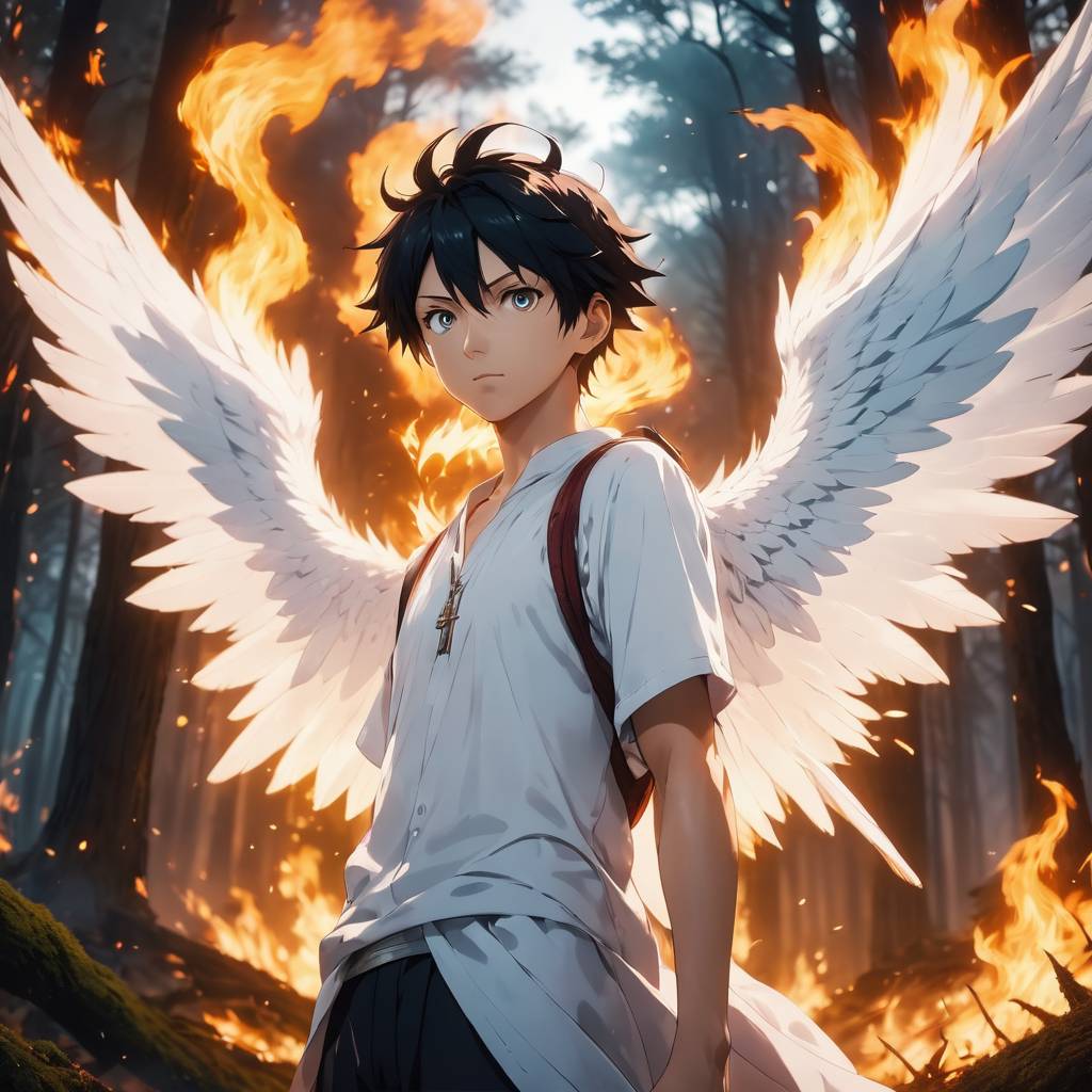 Anime Boy With White Wings Anime With Angelic Wings By Animepewds On anime-boy-with-white-wings-anime-with-angelic-wings-by-animepewds-on