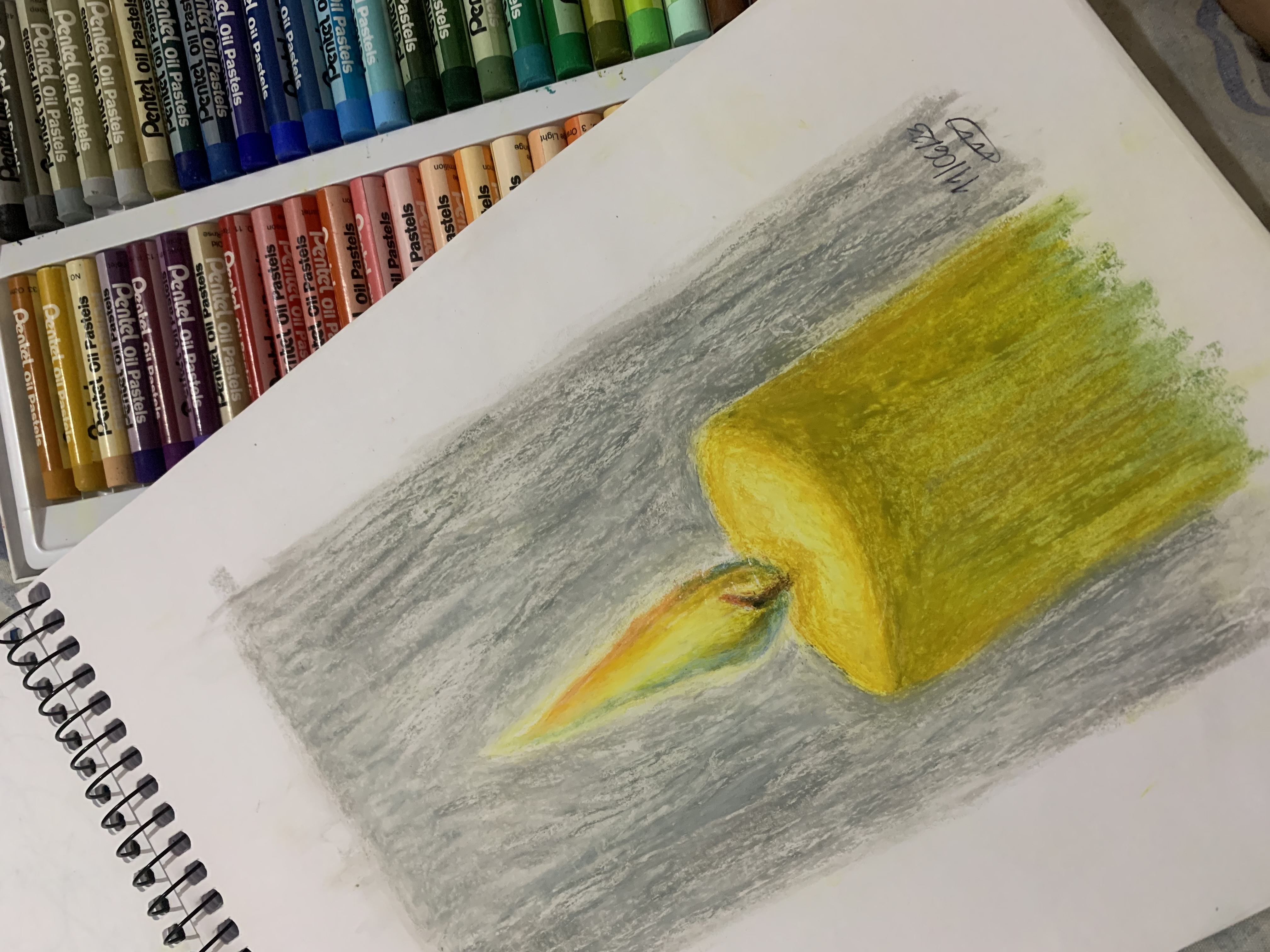 Primeira pintura com giz pastel oleoso by mariagodoiart on DeviantArt