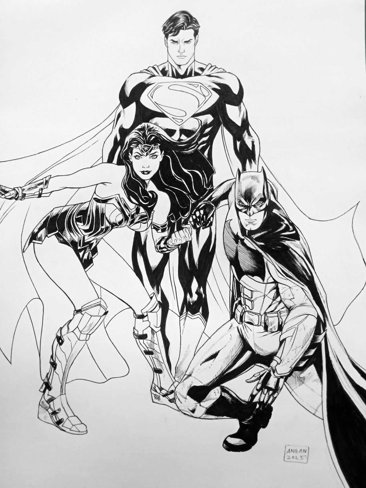 Dc Trinity Character DC TRINITY by angankalita on DeviantArt