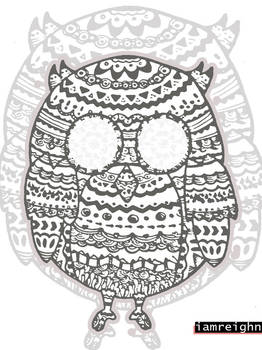 owl doodle