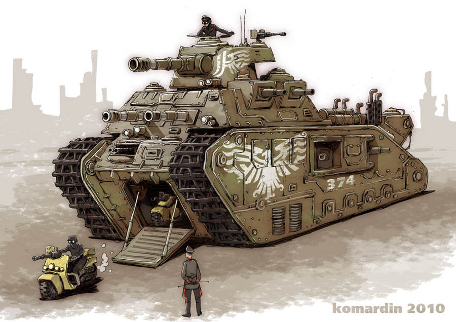 Tank Deviantart tank_diselpunk by komardin on DeviantArt