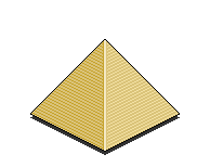 Floating Pixel Pyramid by Pandalux on DeviantArt