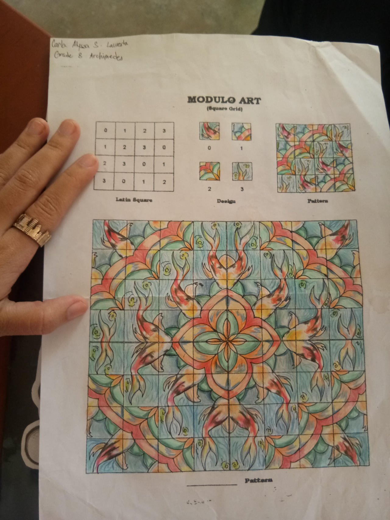 Modulo Art Pattern