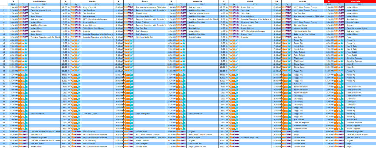 Nick Jr Canada Schedule (May 5-11, 2014) by Nikodemlaso on DeviantArt nick-jr-canada-schedule-may-5-11-2014-by-nikodemlaso-on-deviantart