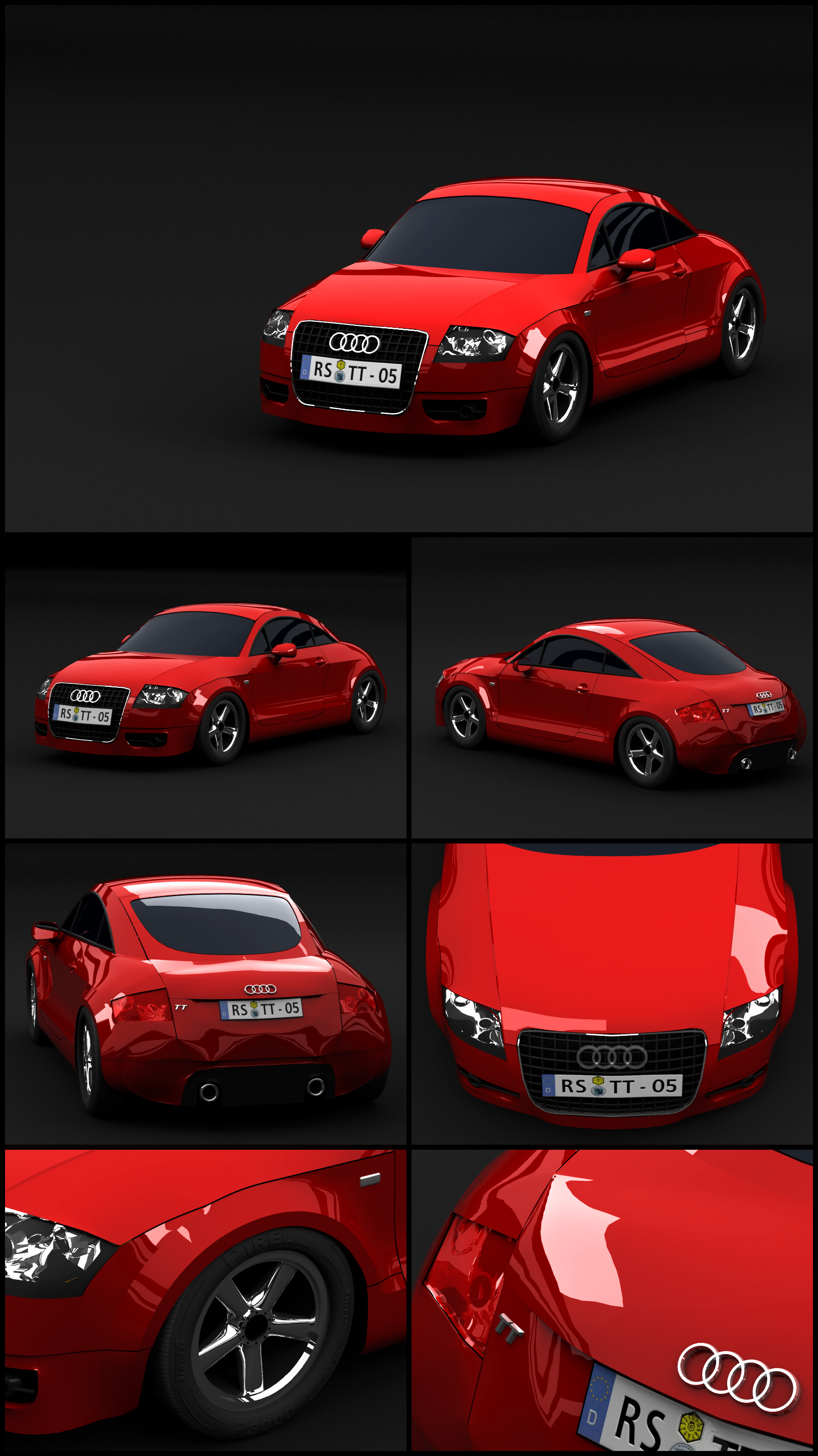 Audi TT 3DS Model