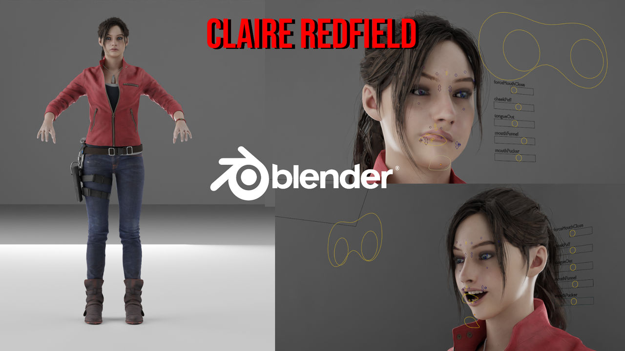 ח פ י — Claire Redfield OC Resident Evil 2 Remake by LM3D