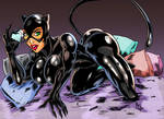 Catwoman - black suit by Ant-Zurser